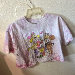 Cute nickolodeon cropped tee